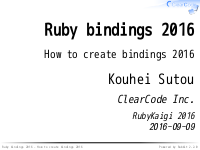 How to create bindings 2016