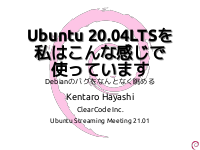 Ubuntu Streaming Meeting 21.01